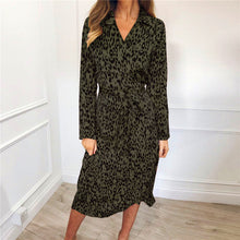 Load image into Gallery viewer, Women Leopard Dress