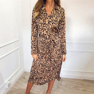 Women Leopard Dress