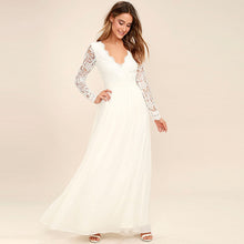 Load image into Gallery viewer, White Long Dress Women New Spring