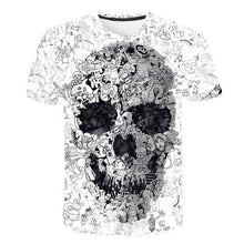 Load image into Gallery viewer, Blue Flaming tshirt Men